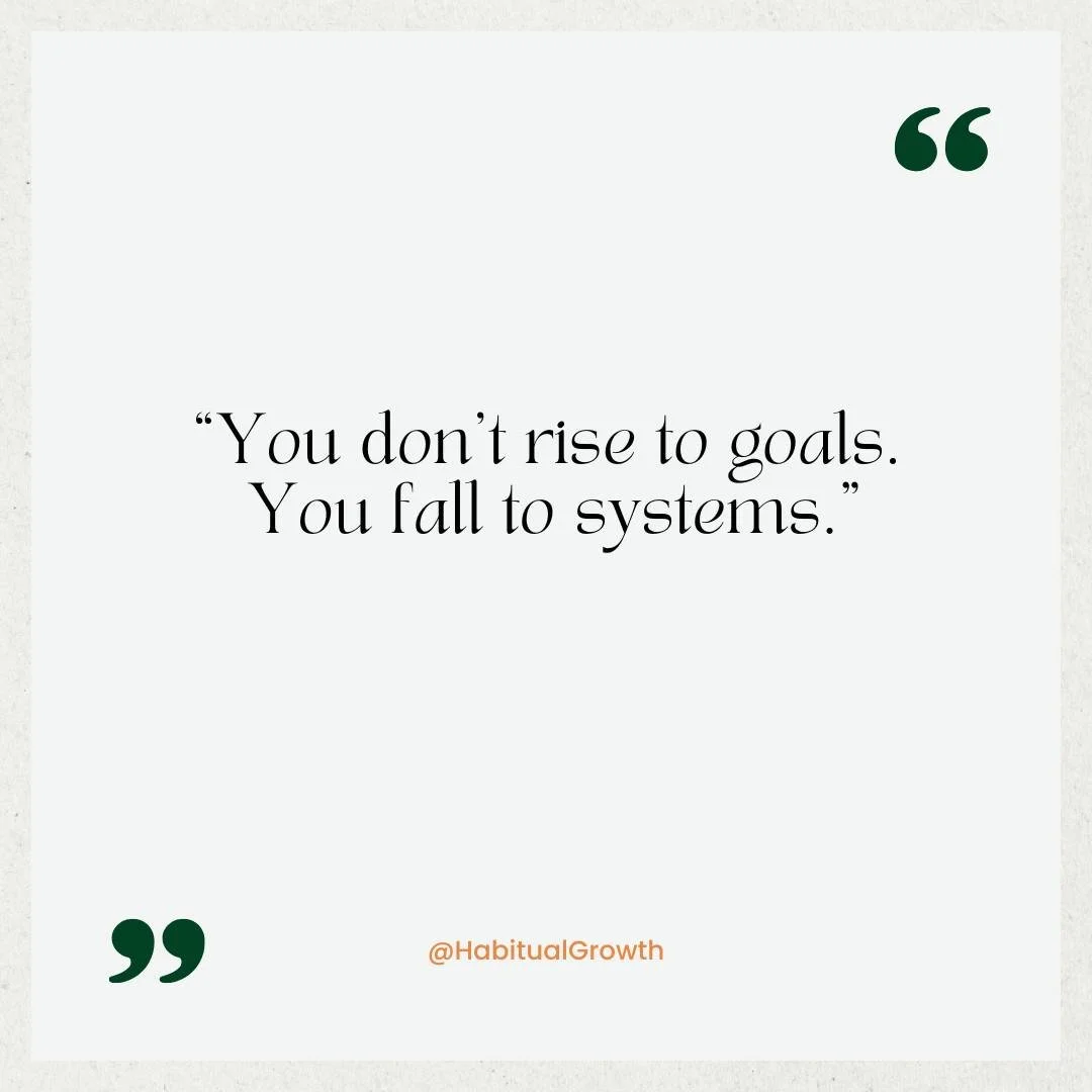 You don&rsquo;t need more motivation.
You need a system that works when you don&rsquo;t feel like it.

Motivation is emotional.
Systems are structural.

If you only act when you feel inspired,
you&rsquo;ll live inconsistently.

Build a system.
Follow