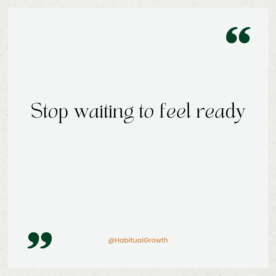 You don&rsquo;t need to feel ready.
You need a system that moves you anyway.

Your future doesn&rsquo;t care about your mood.

It responds to structure.

Build your daily system. Track it in HG.