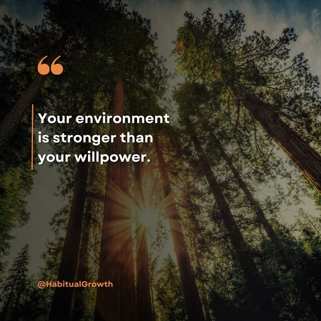 You don&rsquo;t fail because you&rsquo;re weak.
You fail because your environment isn&rsquo;t designed to win.

Messy inputs = messy output.
Distraction-heavy space = distraction-heavy life.

If you want higher standards,
change what surrounds you.

