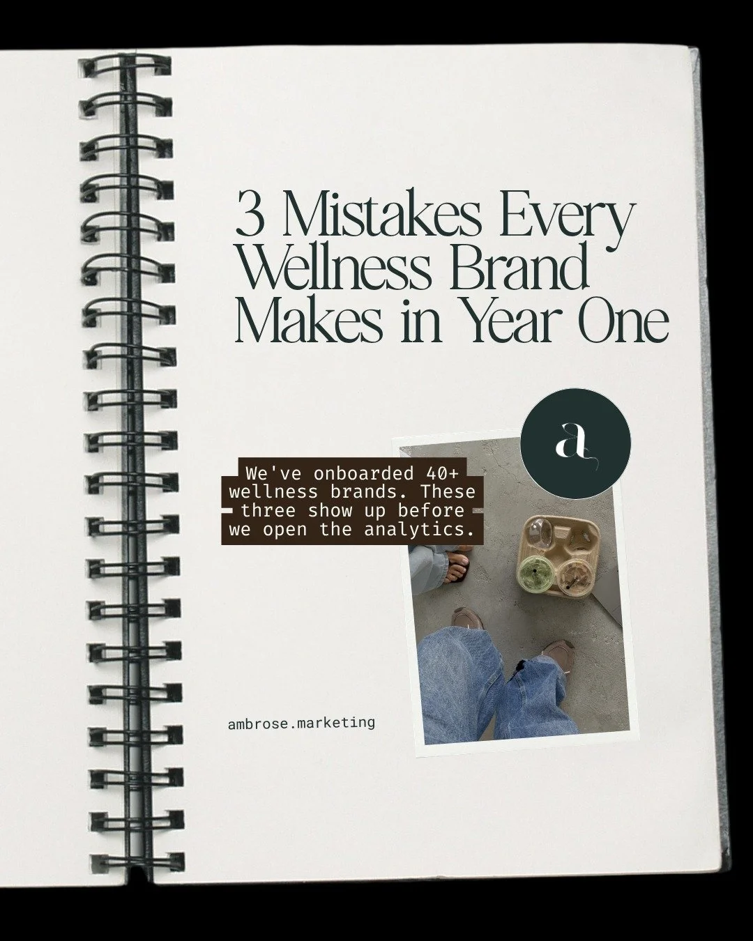 Most wellness brands don't fail in their first year because the product is wrong. They fail because the order of operations is wrong.
 
These three mistakes are the ones we see before we even open the analytics on a new client account. None of them a