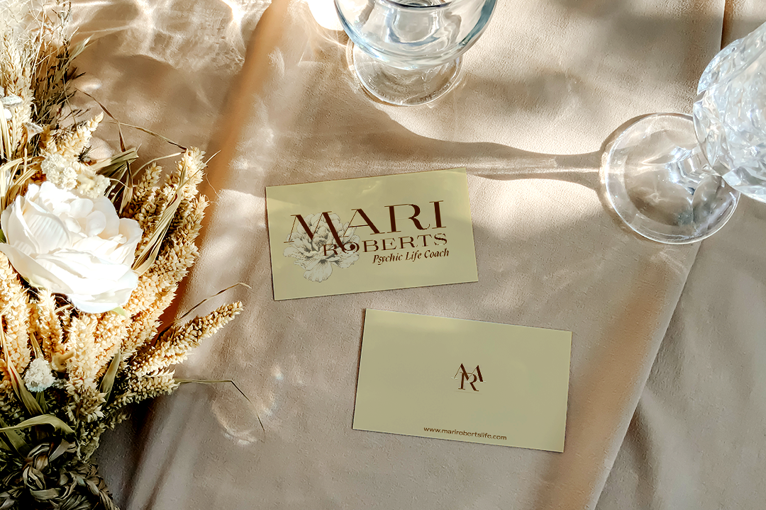 Mari Roberts business card
