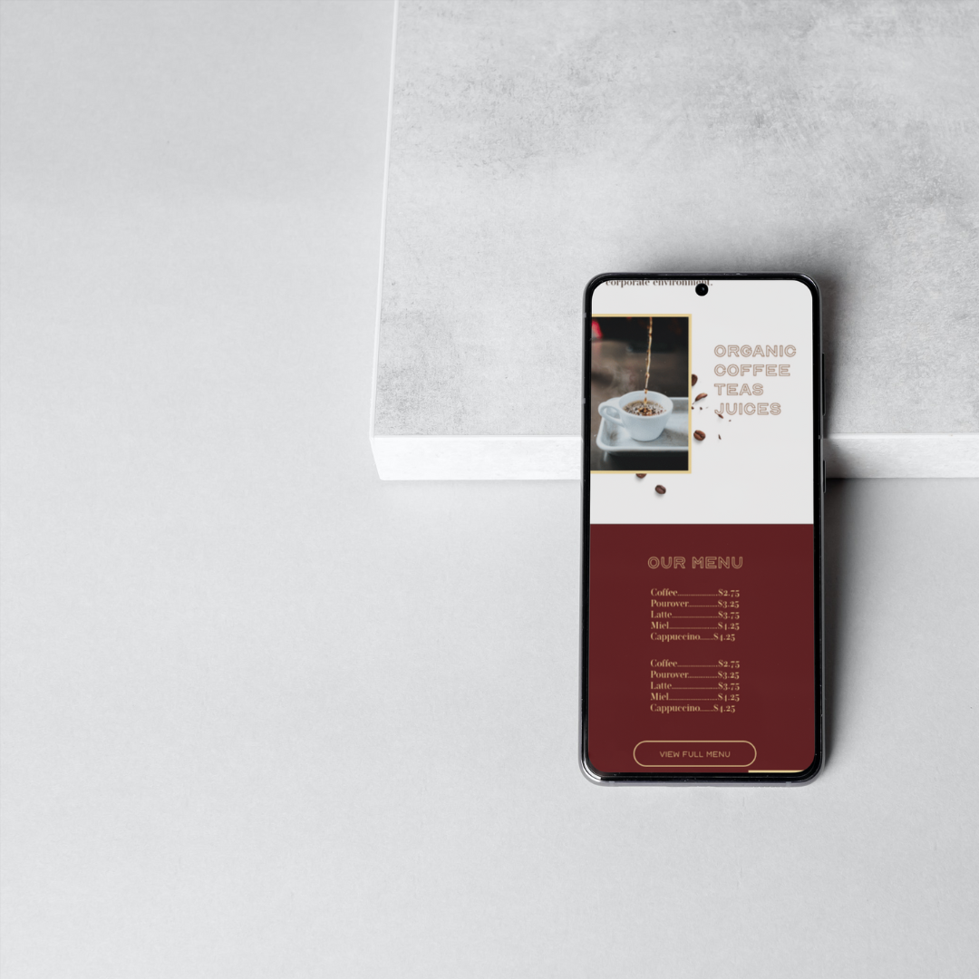 Café Remote social media design