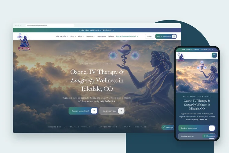 Hygeia Ozone & Alternative Therapies project by Ambrose Marketing