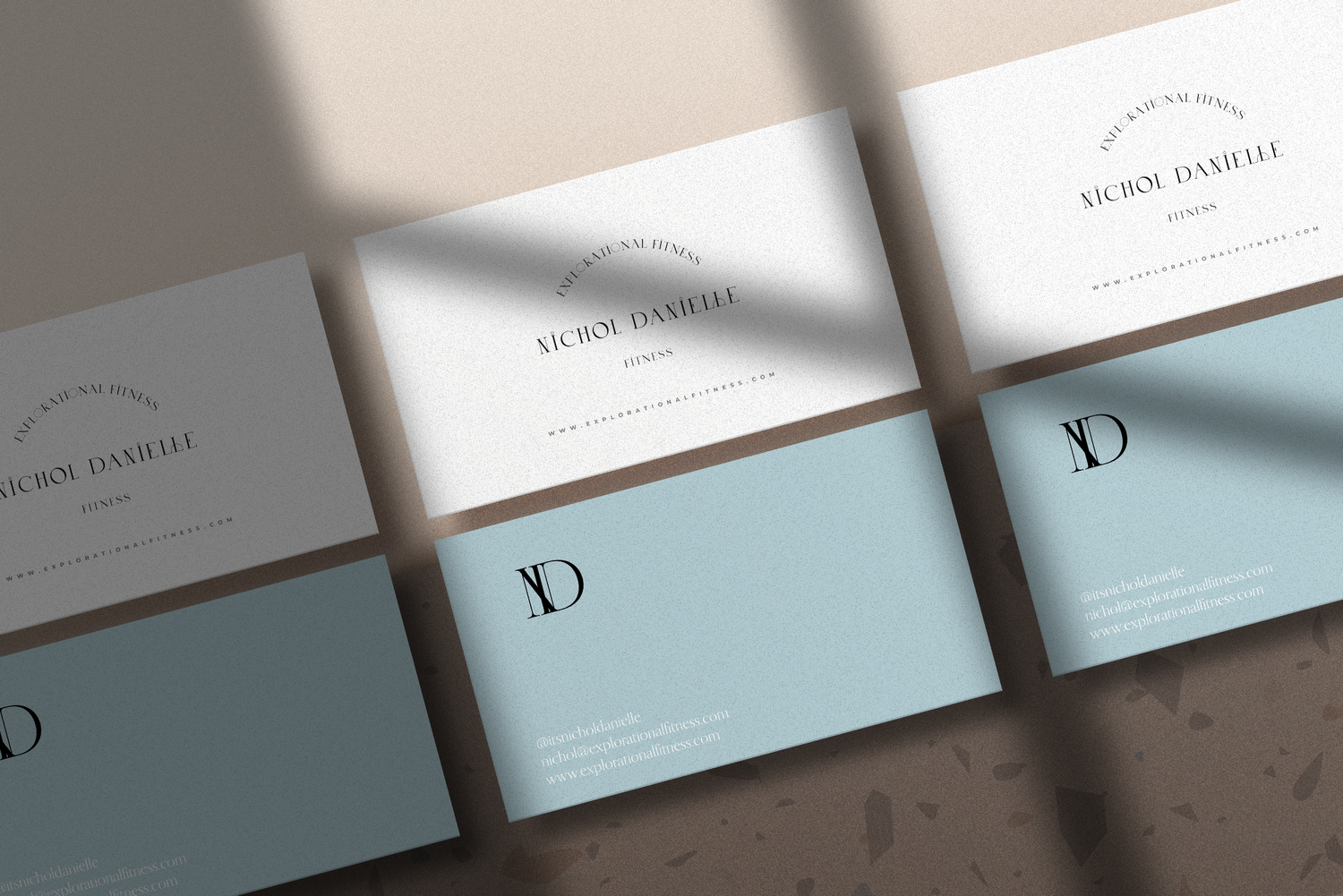 Explorational Fitness business card