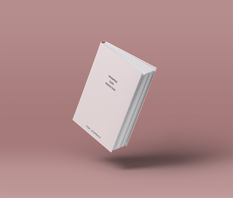 POP Journals brand mockup