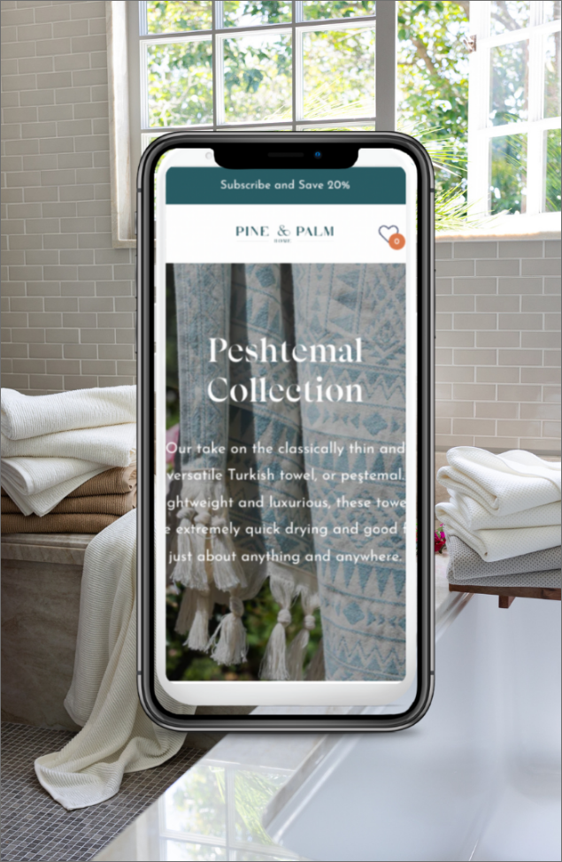 Pine & Palm Home brand imagery 2