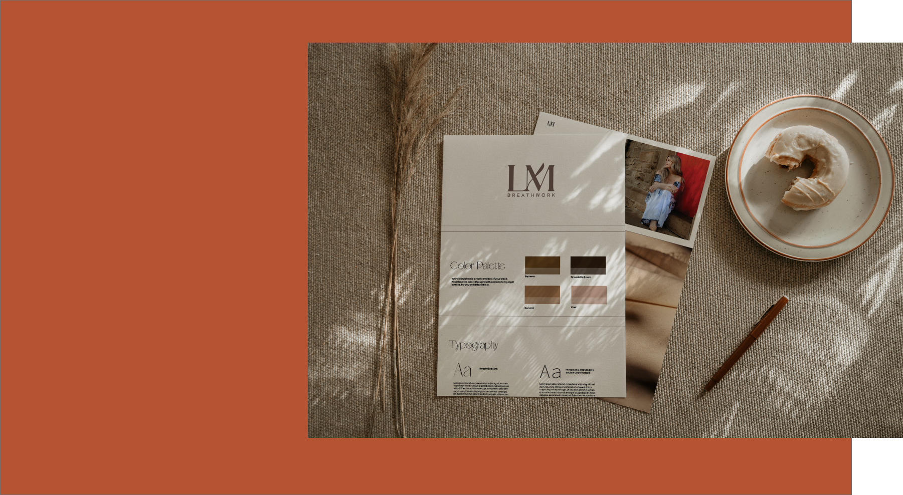 Lisa Mort Breathwork brand imagery 90
