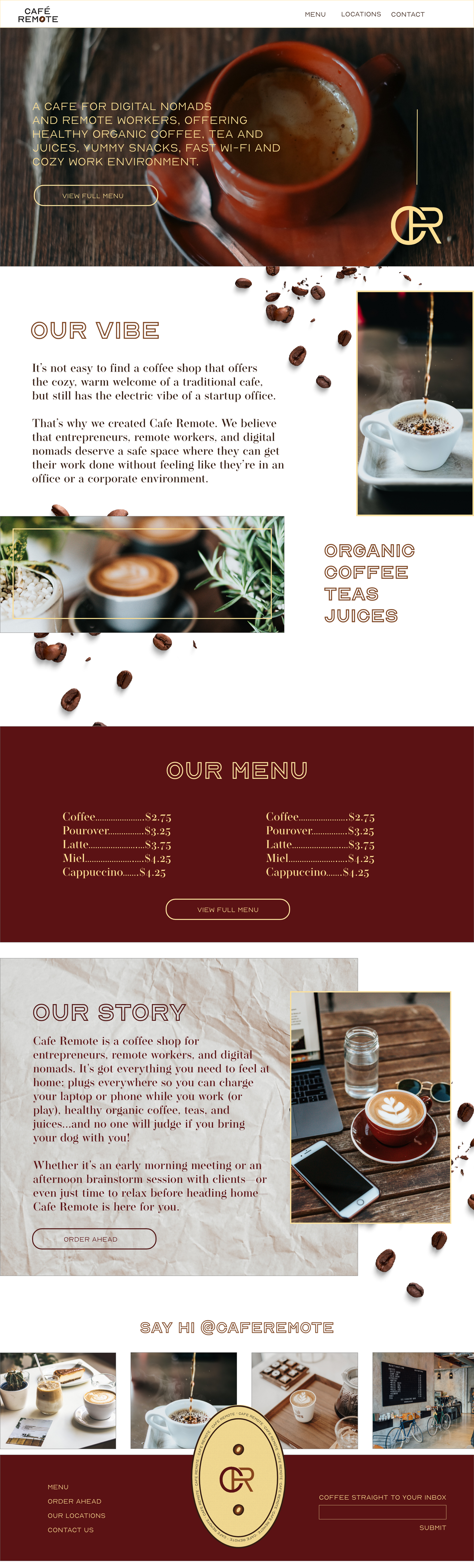 Café Remote brand imagery 15