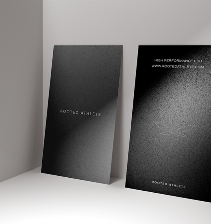 Rooted Athlete business card