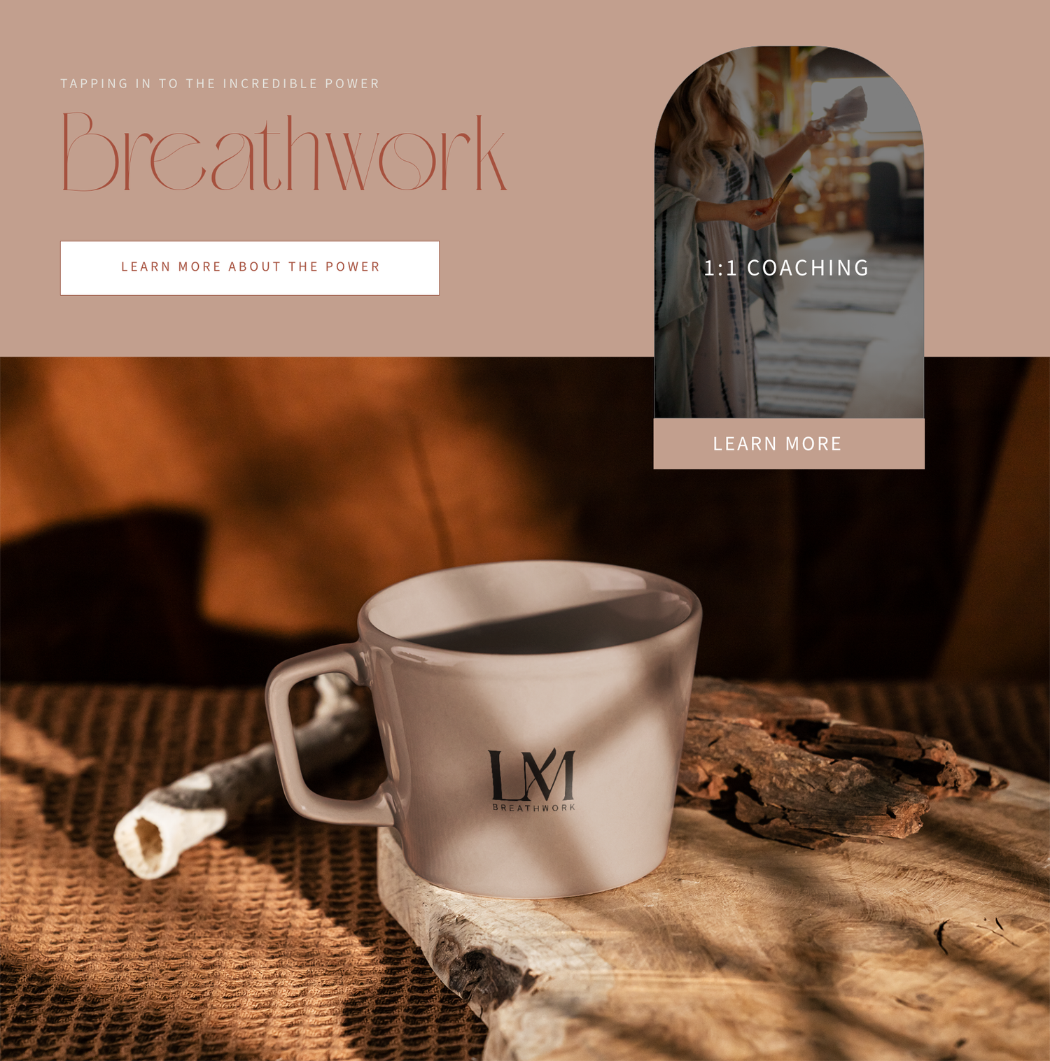 Lisa Mort Breathwork brand imagery 1