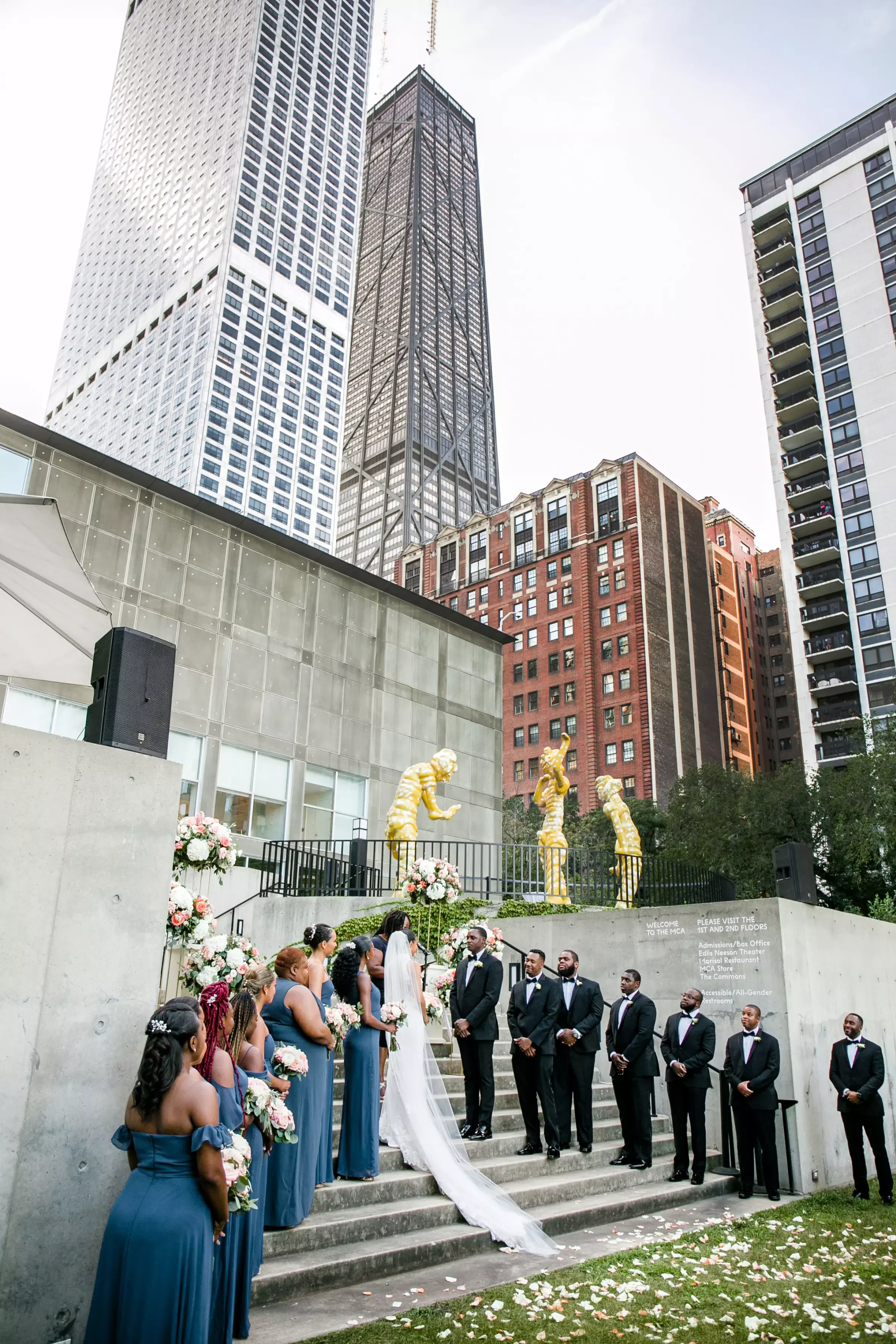 Museum of Contemporary Art Chicago Wedding Ceremony