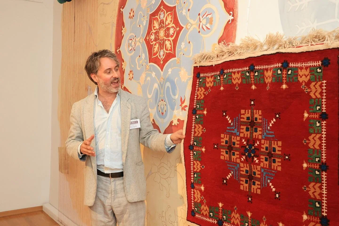 reWoven was honoured to be hosted by @gulbenesmuzejs at the recent conference dedicated to the life of the genius Latvian artist, designer and textile guru, Julius Straume. We spoke about Straume&rsquo;s enduring legacy for Caucasian textiles, and ho
