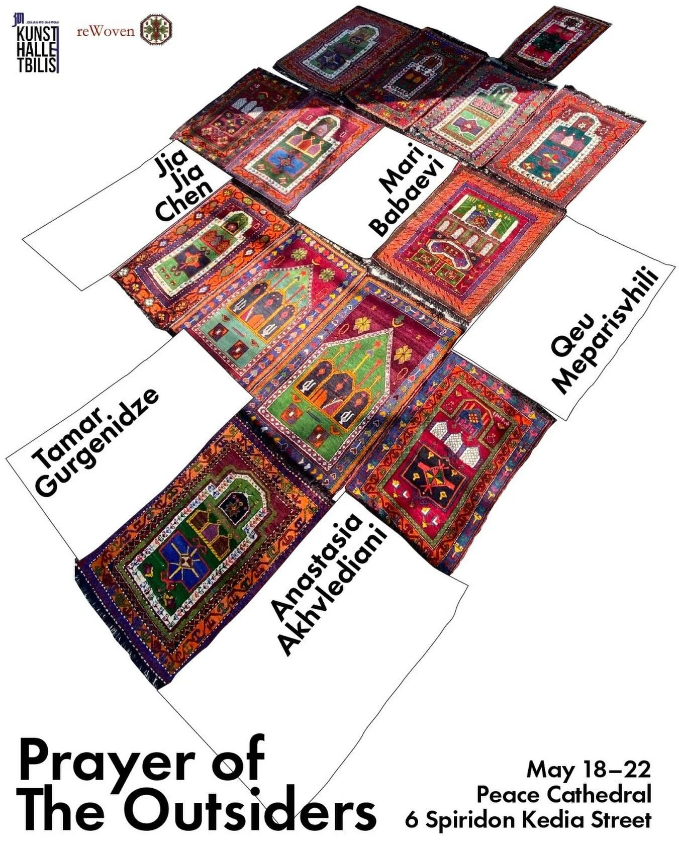 Excited to announce our upcoming exhibition Prayer of the Outsiders with @kunsthalletbilisi 
May 18-23, 2026

Opening May 18, 6-9pm

Location: Peace Cathedral, Spiridon Kedia Street 6, Tbilisi, Georgia

Kunsthalle Tbilisi in collaboration with reWove