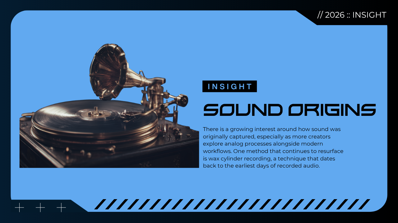 Wax Cylinder Recording: Revisiting the Origins of Physical Sound
