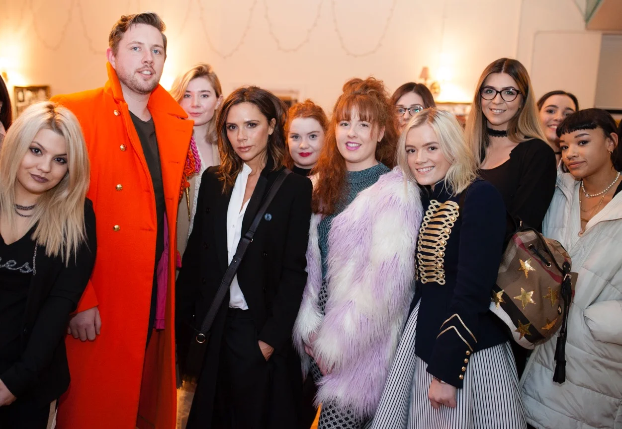 Victoria Beckham OBE holds a private masterclass for lucky graduates