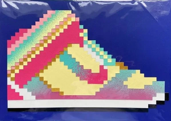 Pixel Ken x Nike AF1
A4 (2026)
Medium: Paper / Spray paint