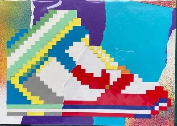 Pixel Nike AF1
A4 (2026)
Medium: Paper / Spray paint