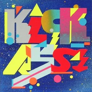KICK ASS
30cm x 30cm (2026)
Medium: Paper / Spray Paint