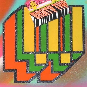 W (2026) Medium: Paper / Spray paint