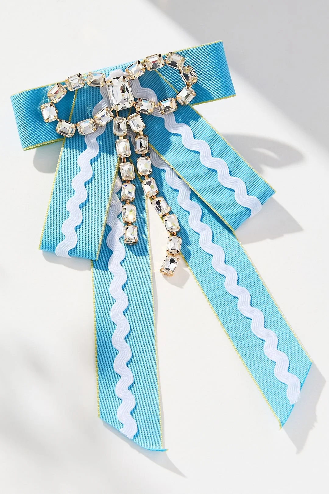 Anthropologie Embellished Bow Brooch