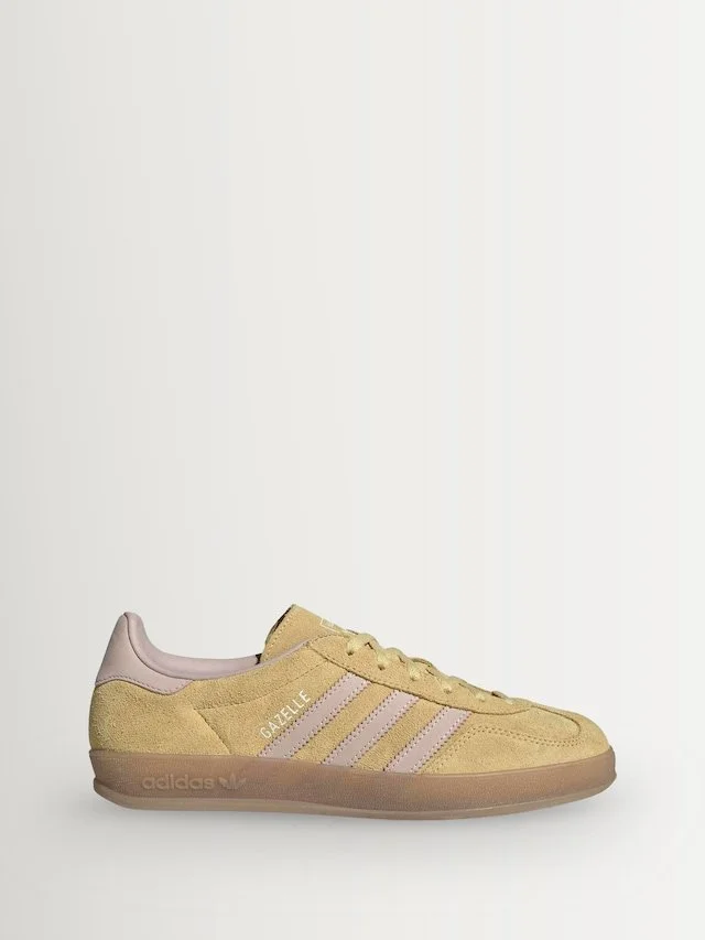 Adidas Originals Yellow Gazelle Indoor Trainers at Next (also at ASOS)