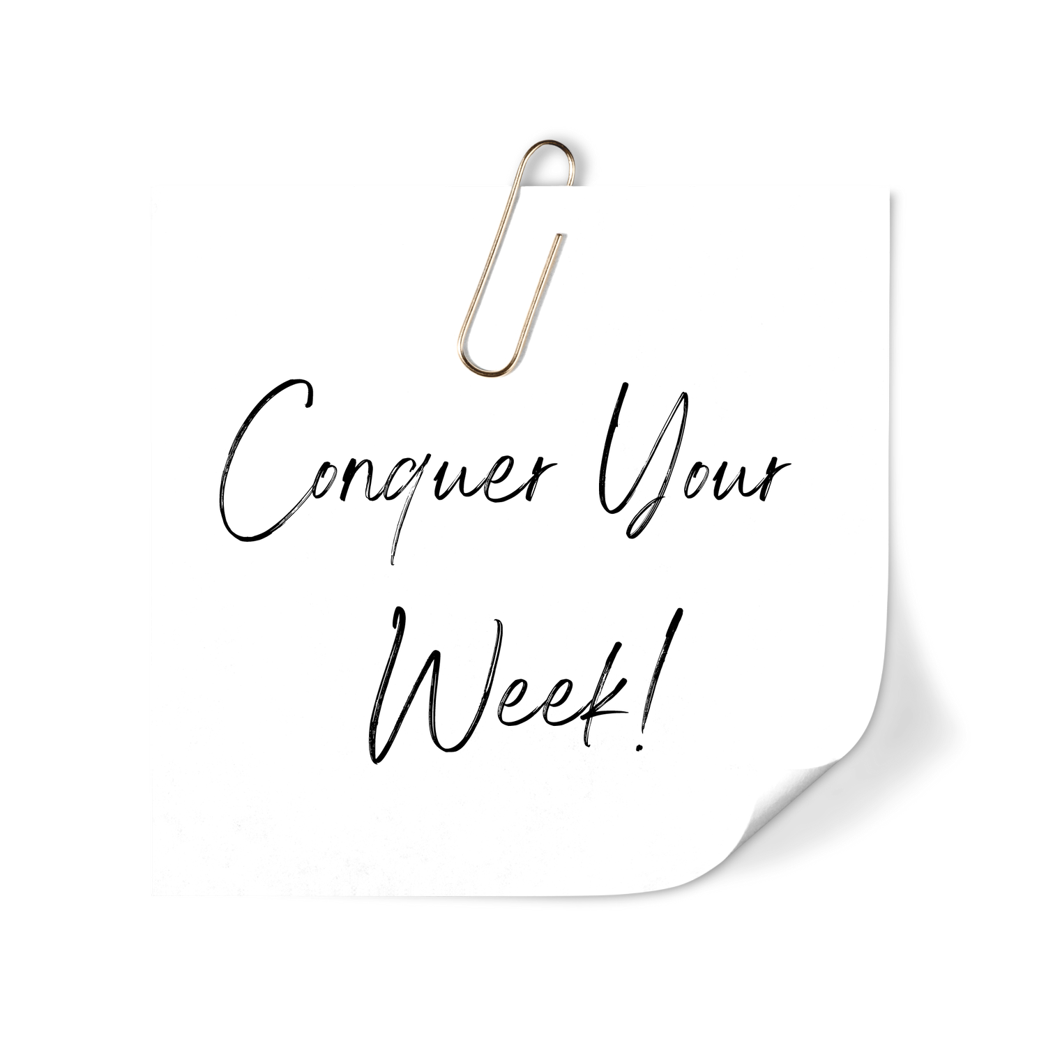 Conquer Your Week! | Beth Garrett Padilla