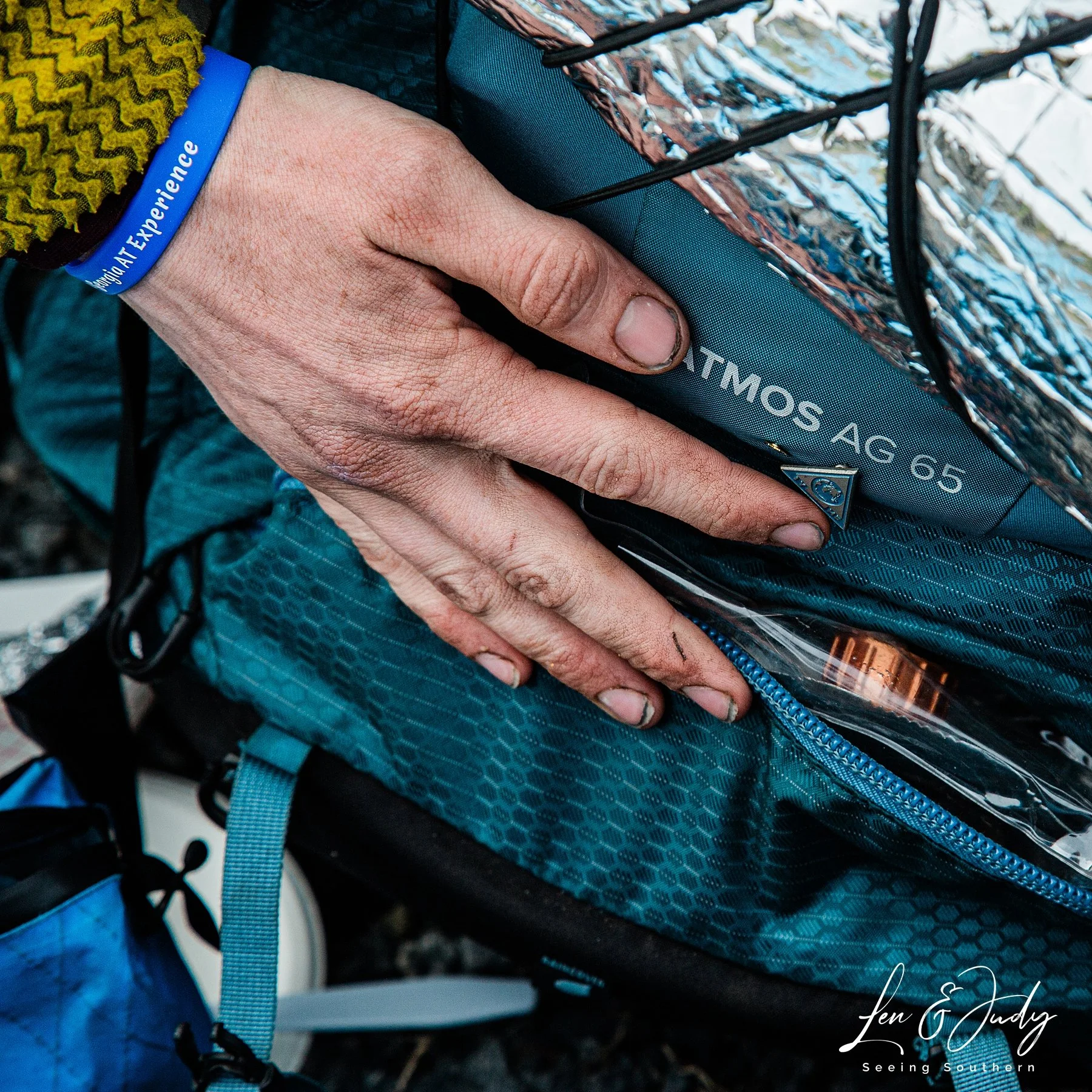 The thru hiker on the AT