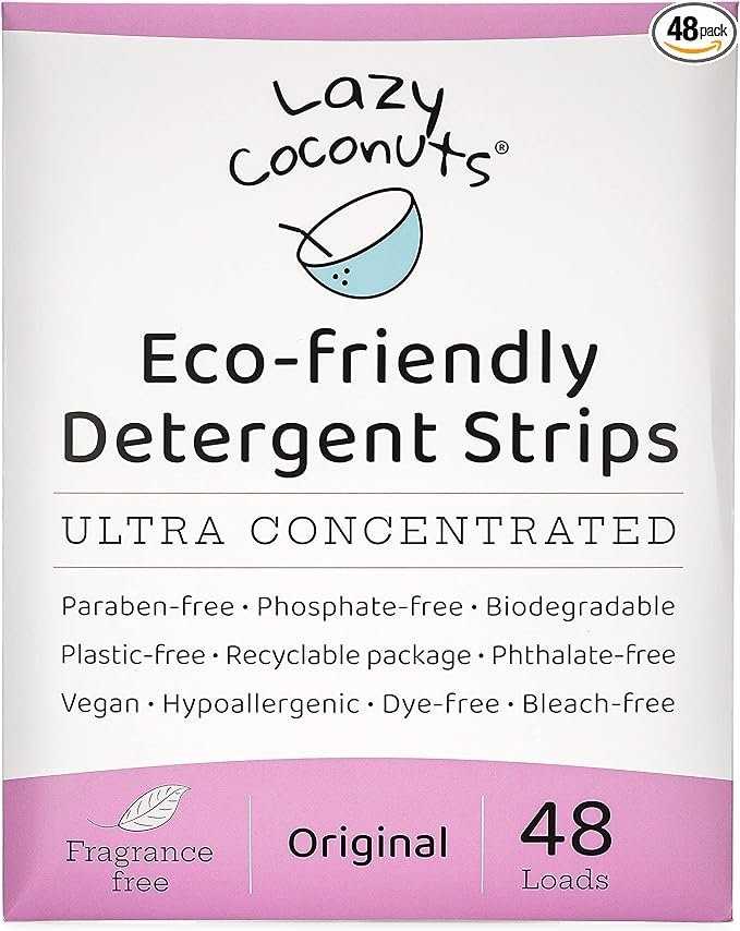 Laundry detergent strips