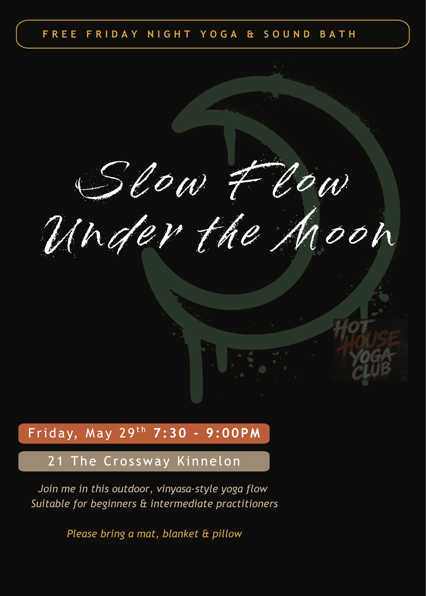 Slow Flow Under the Moon