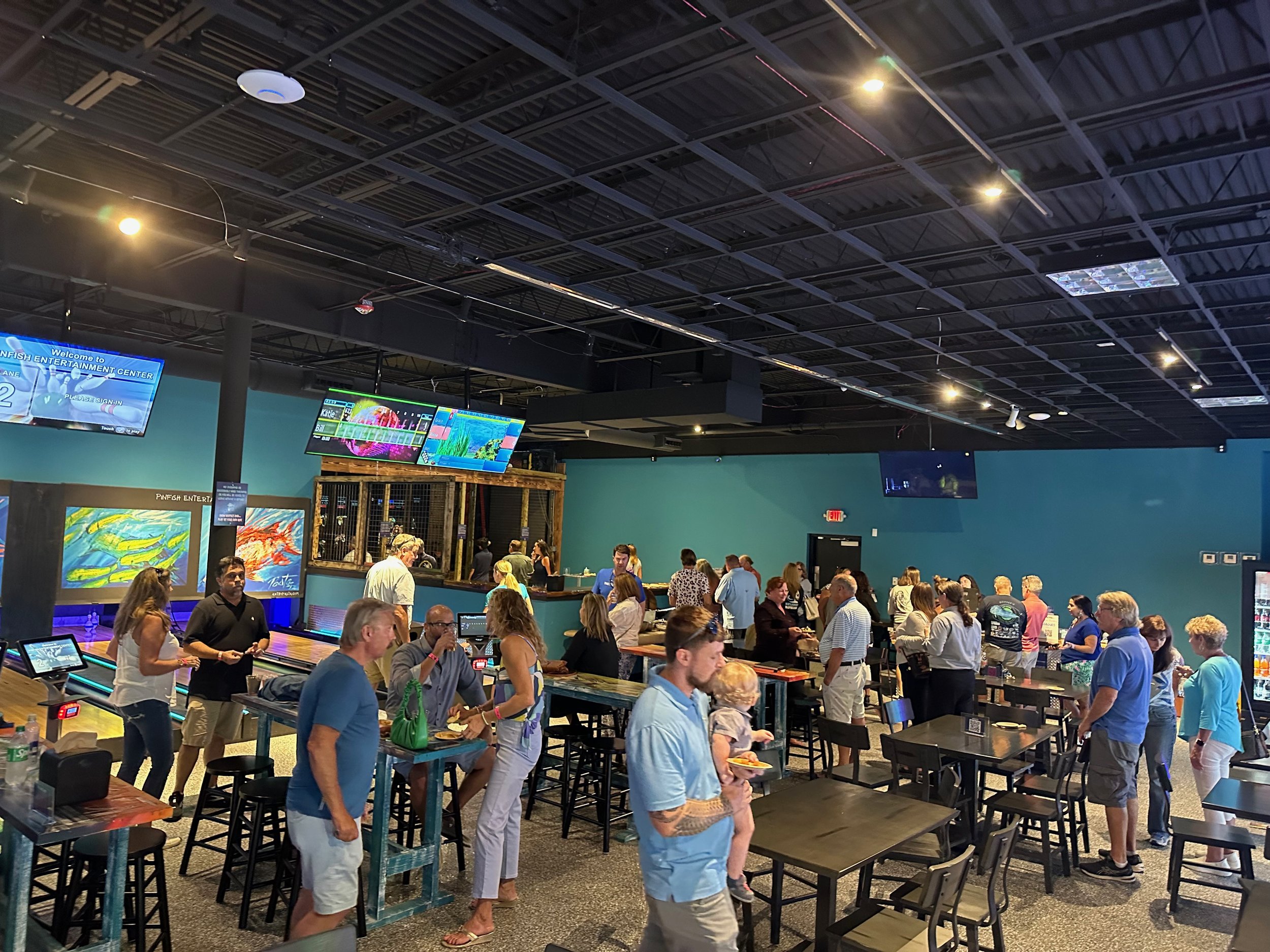 Pinfish Bowling Alley and Arcade Is Now Open!
