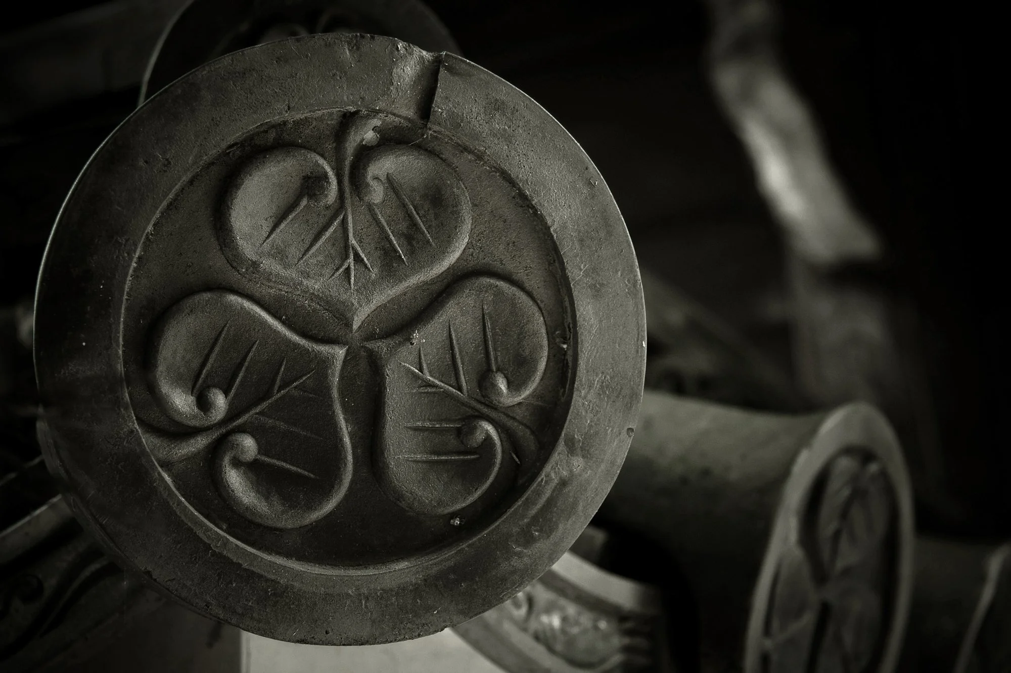 Hand carved Japanese mon seal — ShinouTattoo traditional Japanese tattoo studio Fort Lauderdale Florida