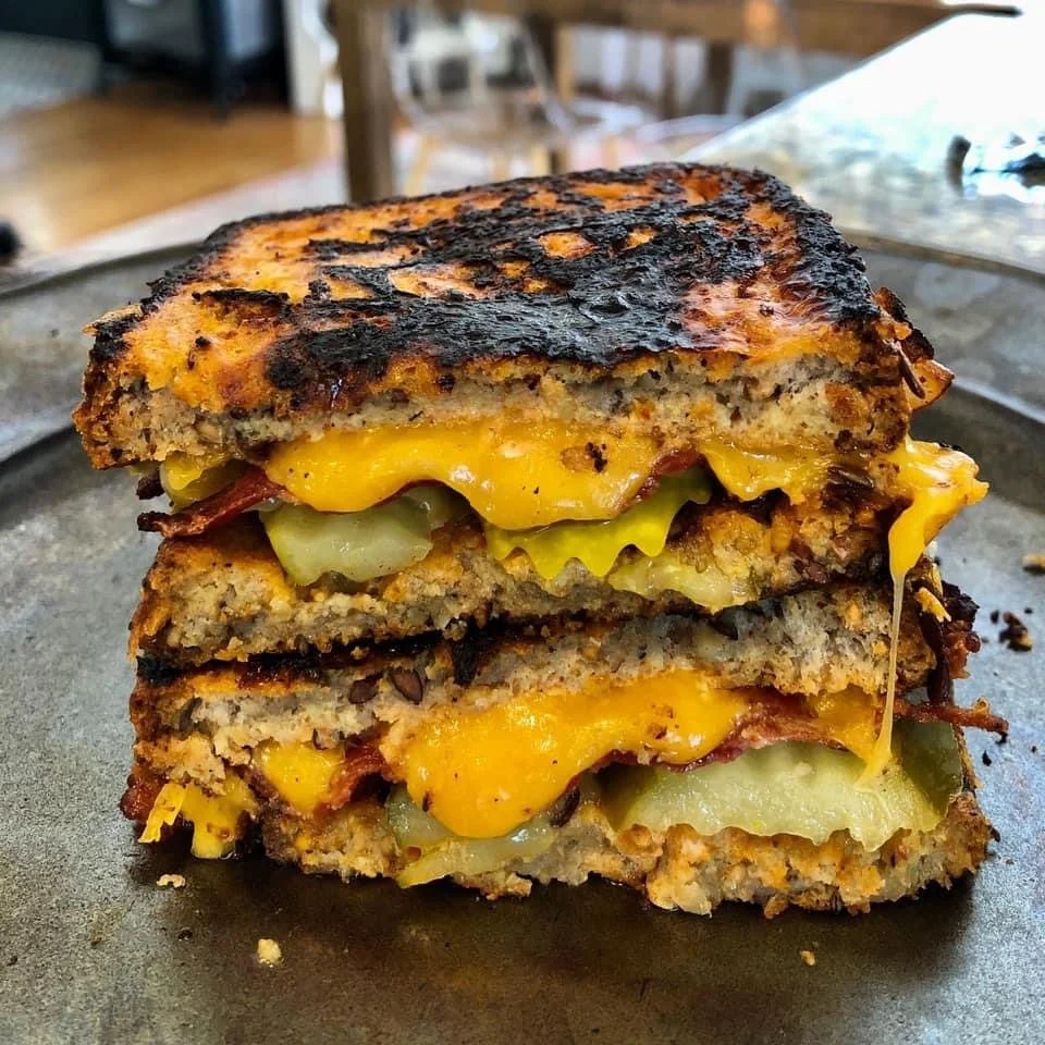 Bloody mary grilled cheese