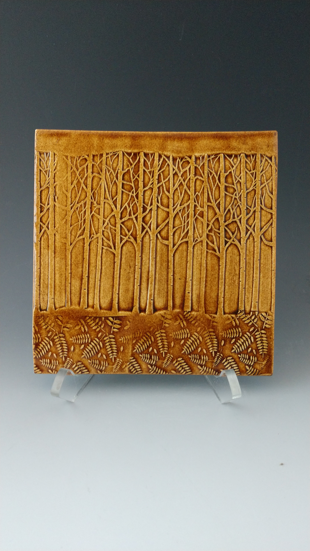 Grater Plate in Icewater Springs Glaze — Wild Child Clay
