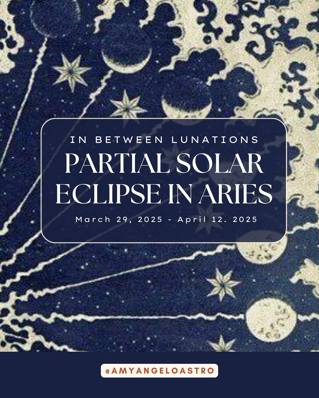 In Between Lunations: your guide to navigating the astrology of the first eclipse cycle of 2025: partial solar eclipse in Aries ♈️ 🌑

 #horoscope #lunations #eclipse #moon #aries #newmoon