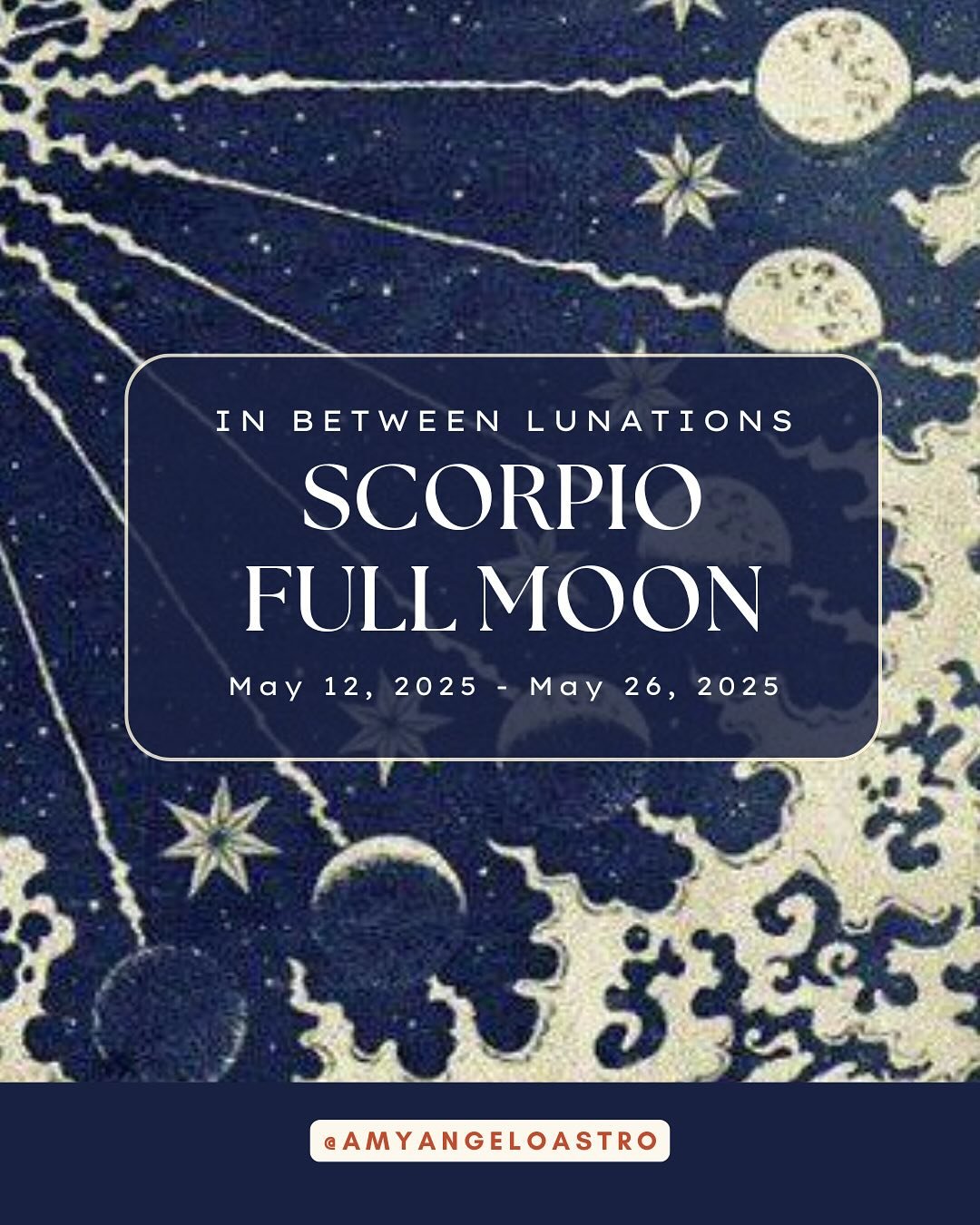 In between Lunations: your guide to navigating the astrology between new and full moons featuring the SCORPIO FULL MOON edition 🌕

This series launched on the Taurus full moon and we&rsquo;ve come full circle to the Scorpio full moon! The cycle cont