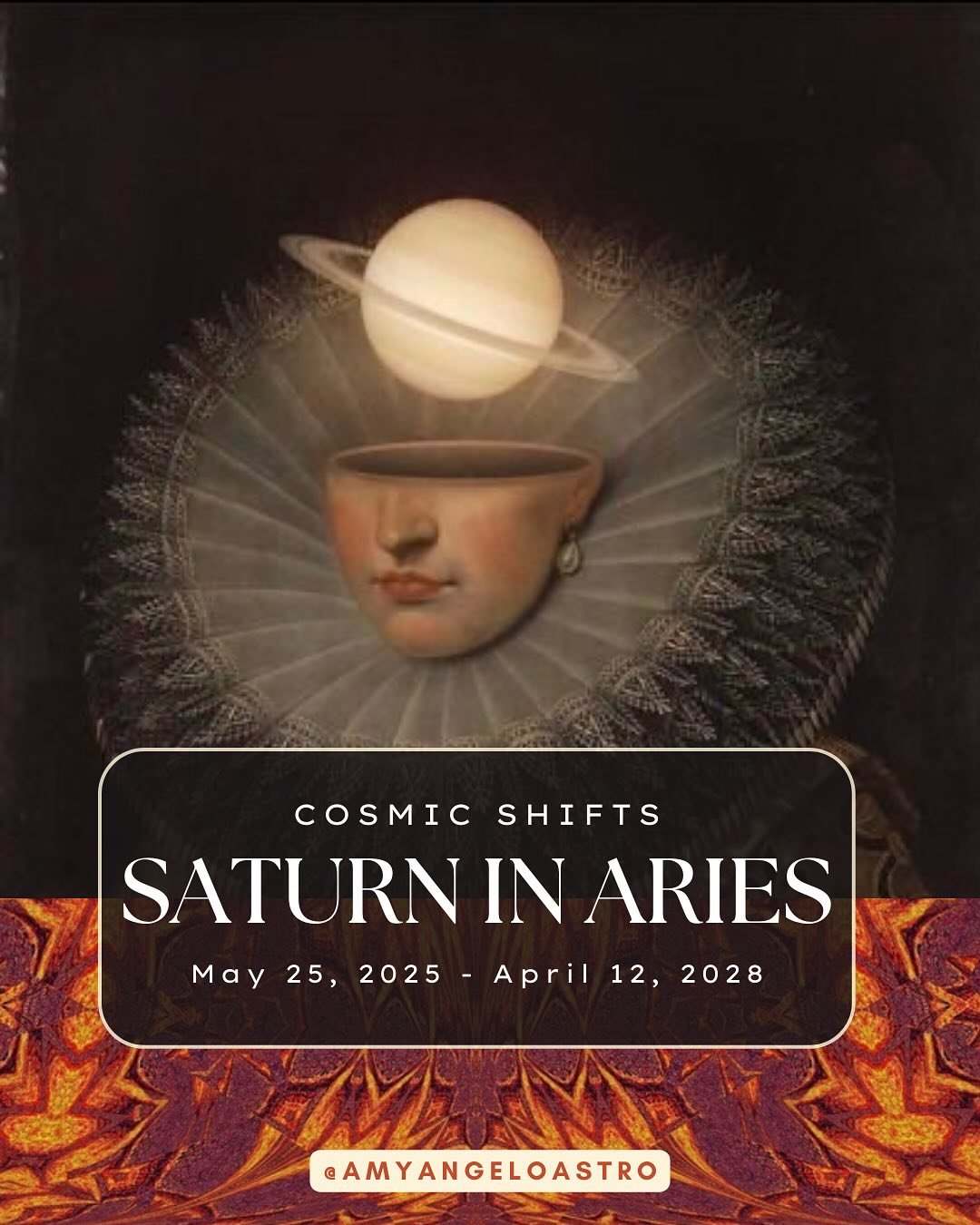 From the watery abyss to the fiery crucible, Saturn is entering Aries and the world is changing &mdash; keep up or get kept up 🔥🪐🔥 

#saturn #aries #horoscope #astrology
