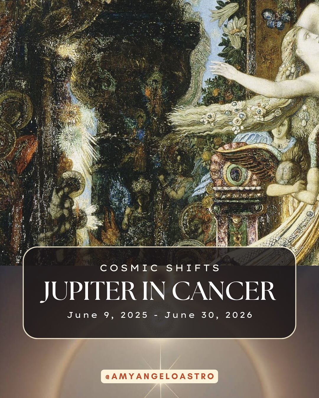 BIG cosmic shift: Jupiter enters cancer the sign of its exaltation tomorrow. Sweet reprieve is on the way friends, the times will get a bit sweeter 🫶🏼 ♋️🌕💜

#horoscopes #astrology #jupiter #ingress