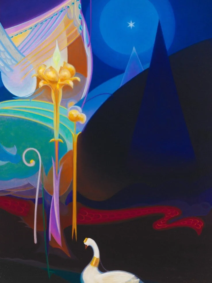 Ahmi in Egypt | Agnes Pelton, 1931 in the Whitney Museum collection 🤲🏼