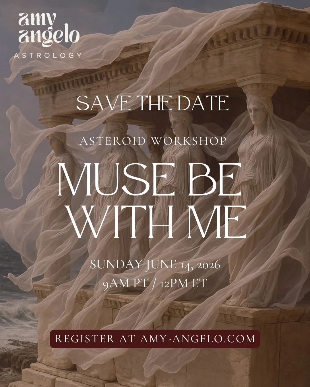 Calling all astrologers, mythology lovers, and seekers of symbolic and creative insight through the language of astrology! 

You&rsquo;re invited join me on Sunday June 14, 2026 at 9 am PT / 12 pm ET for my first live asteroid workshop: an inspired a