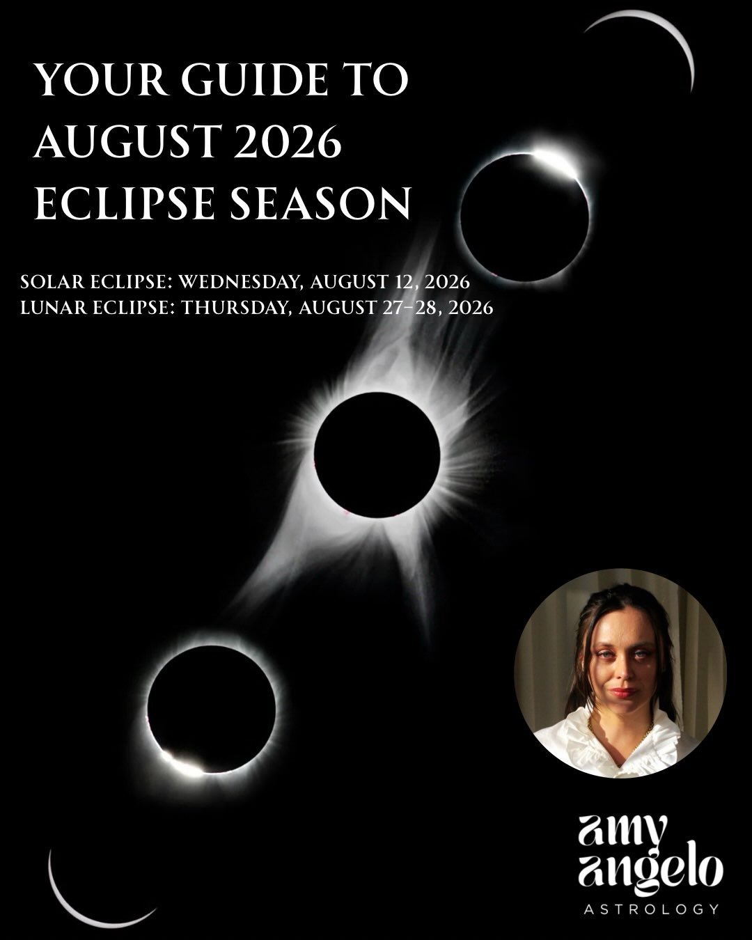 Eclipse season starts this week. Here&rsquo;s a little eclipse guide &amp; overview to get you through the month - how are you feeling ?