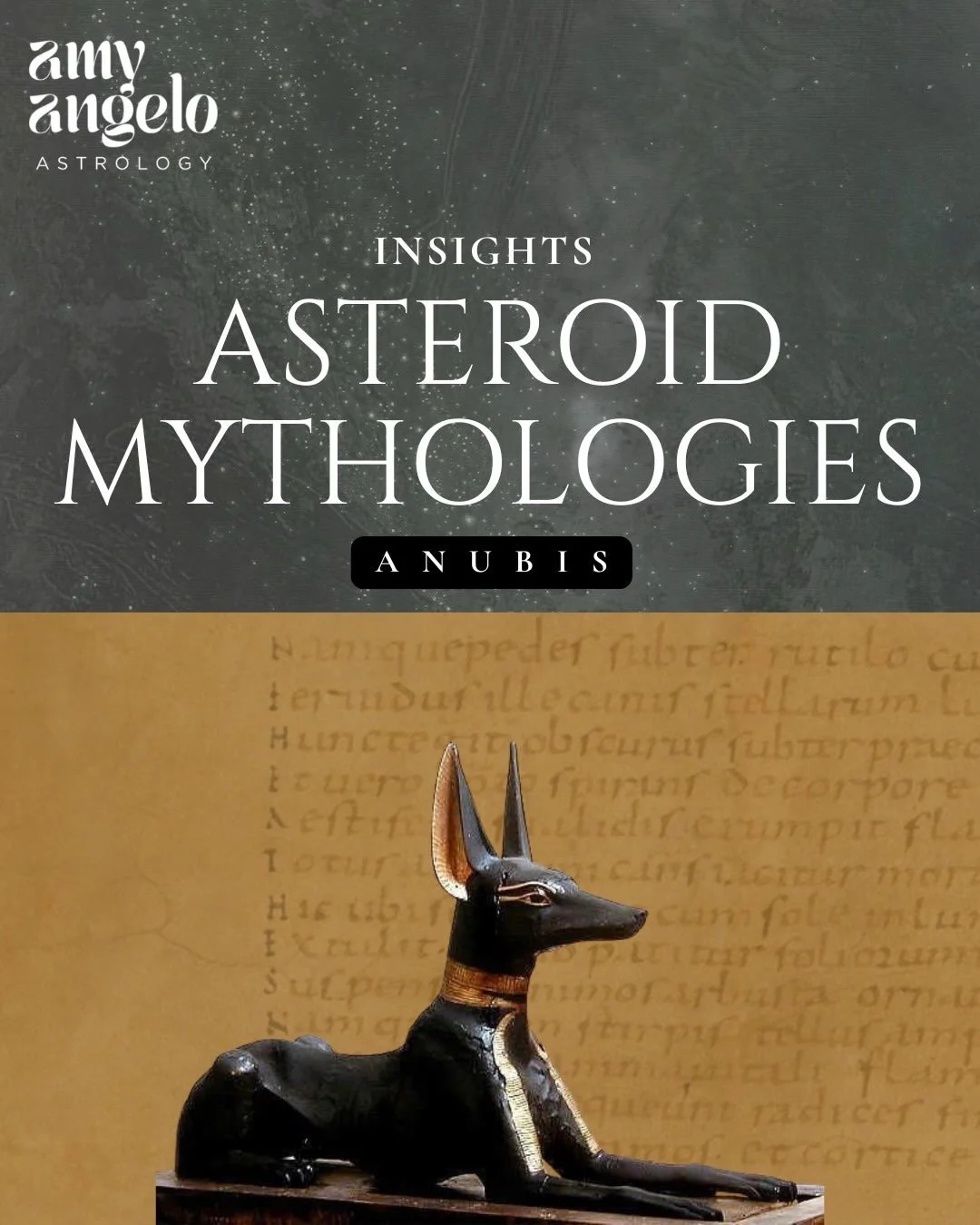 Asteroids positioned at key points in a birth chart hold significance. Meet Anubis, an asteroid &amp; mythic guardian over this Aquarius full moon

Anubis is a central deity to the Egyptian pantheon. As guardian of death, he wields the power of death