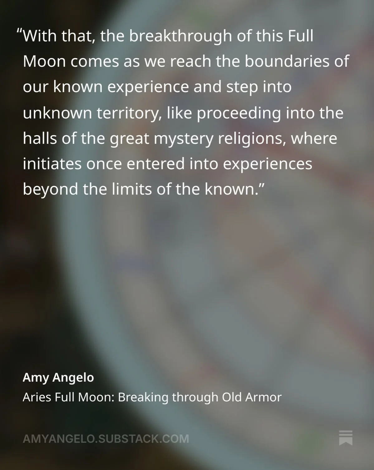 Messages from the Aries full moon that takes us into the season of the mysteries and temple healing traditions, places where we meet our edge of knowing and die to know another way 🥀 > 🌹 full article on substack