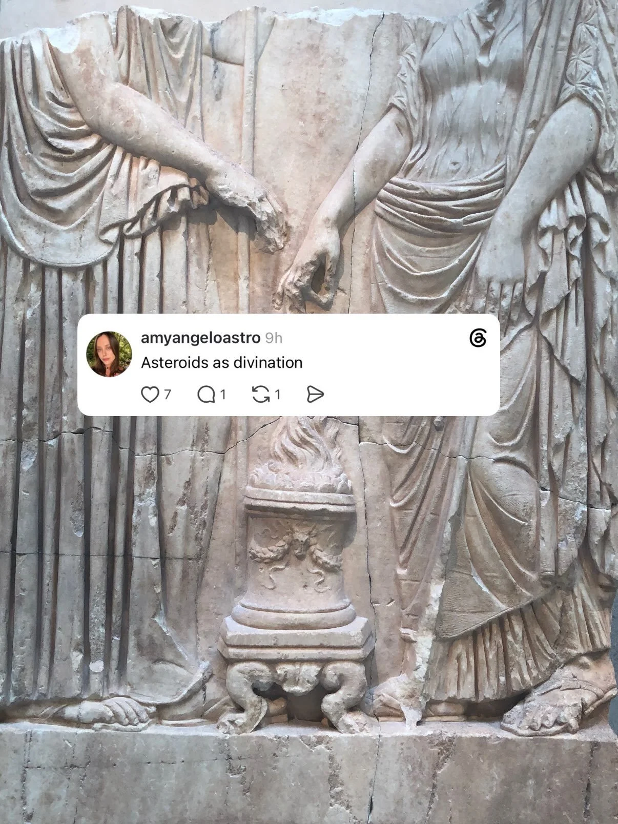 Asteroids are multidimensional and can be seen + experienced in your chart/life in exquisitely creative ways. 

They resist concrete interpretation because they are mythically alive and potent resources moving through you + uniquely accessed by you. 