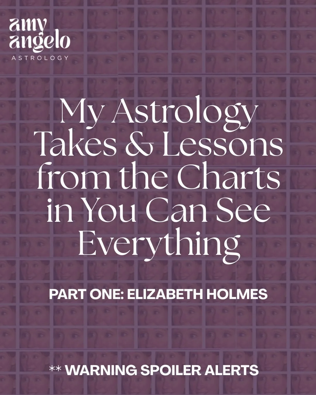 The best way I&rsquo;ve found to study astrology is by witnessing it out in the world. So I present some observations on the truly wild phenomenon that is You Can See Everything. Up first: Elizabeth Holmes chart teaches us about her Sun&rsquo;s malef