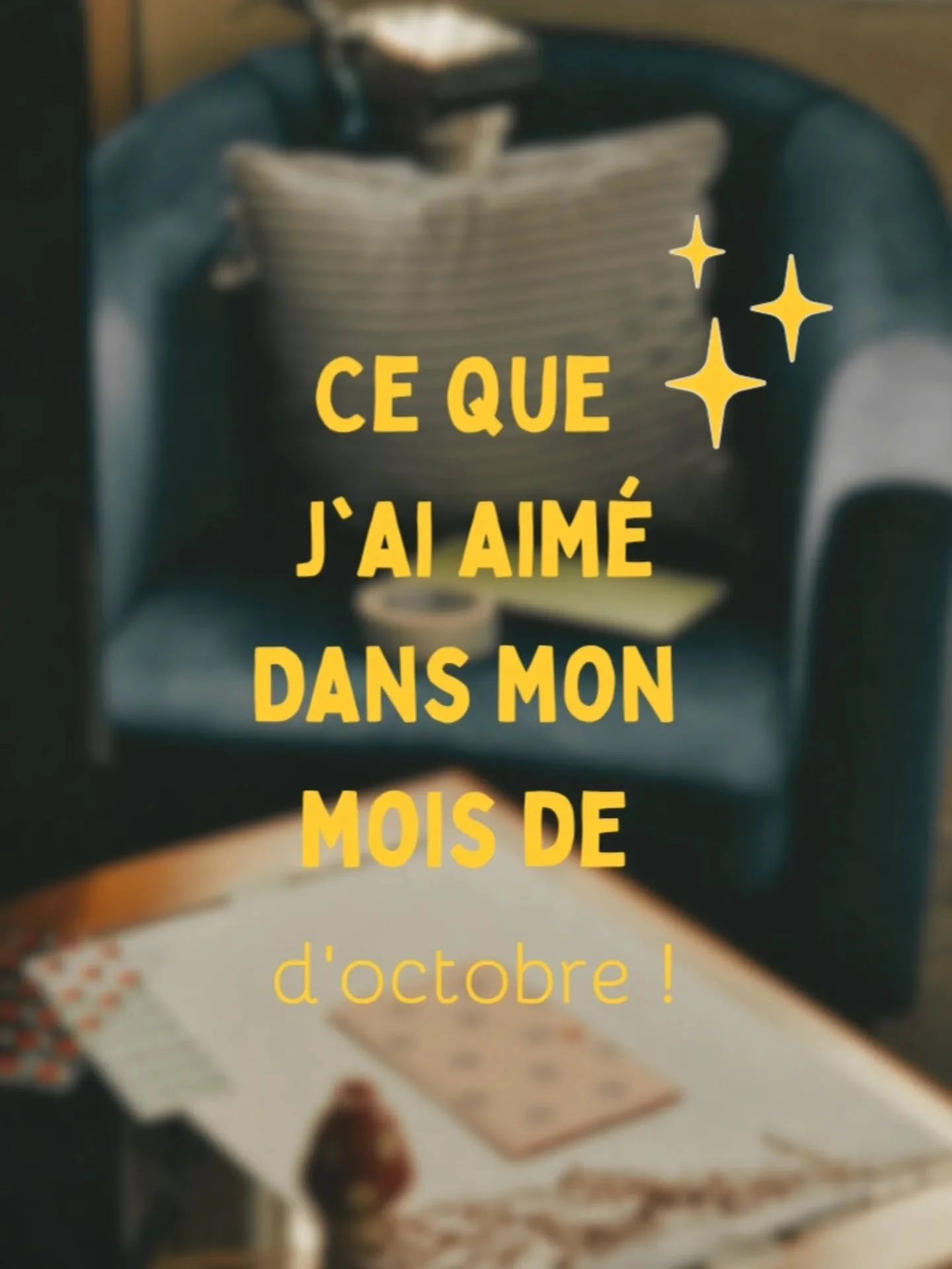 1 + 2. pr&eacute;parer mes petits d&eacute;jeuner tous les matins ! 🥞
3. tester le plastique fou, j'ai de super porte-cl&eacute;s mtn !!!! 🫧
4. la biennale d'architecture du collectif Encore. 🏘
5. faire un atelier bougie 🕯 
6. d&eacute;couvrir un