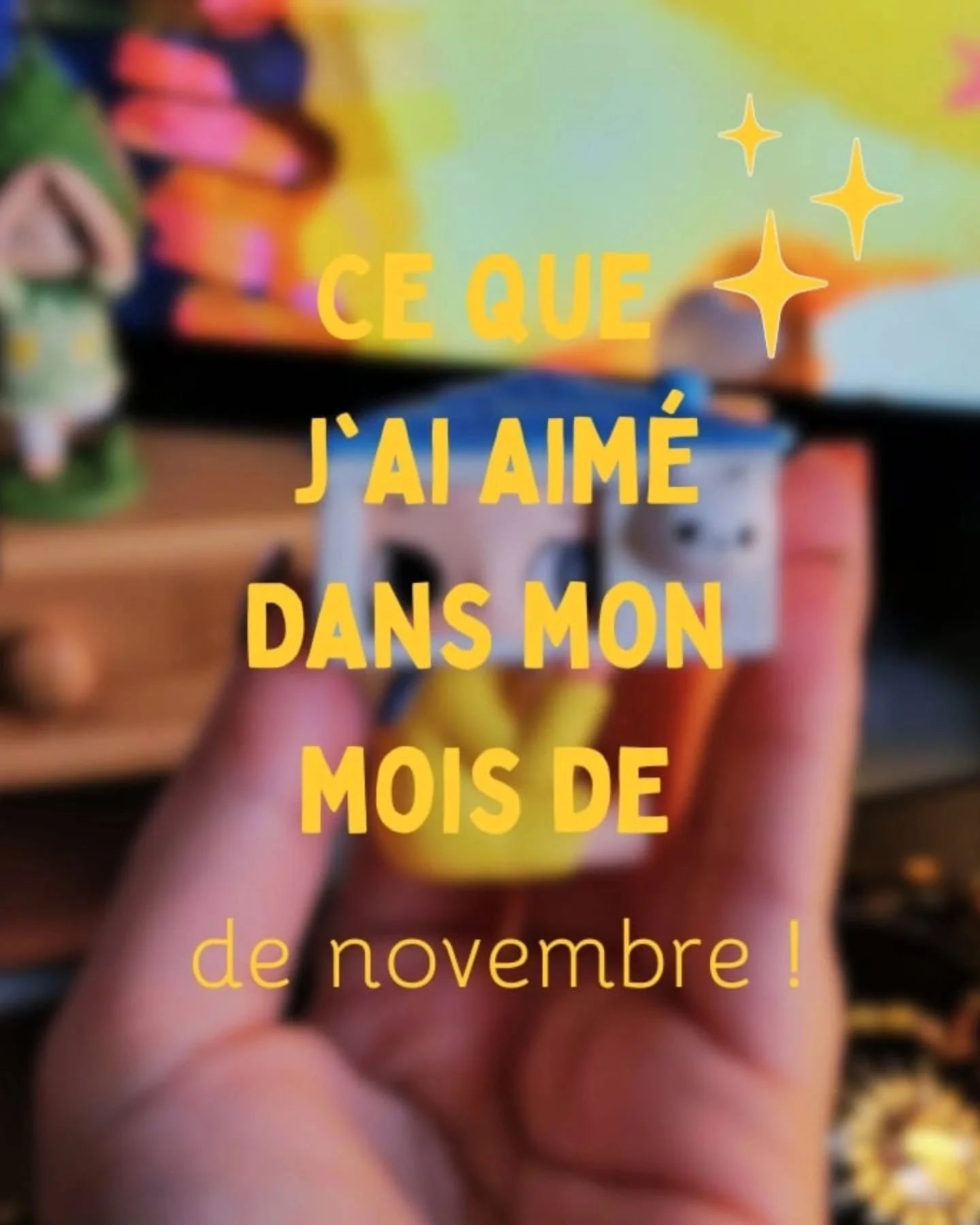 1. r&eacute;aliser les guirlandes de n&ouml;el en papier ⭐️ jsuis hyper fi&egrave;re du r&eacute;sultat ! 
2. retrouver mes cops de l'&eacute;cole 🫶🏼🎈
3. aller au concert de Lamomali 🪁
4. commencer ma collection Nyota (omg) 🧸
5. avancer sur mon 