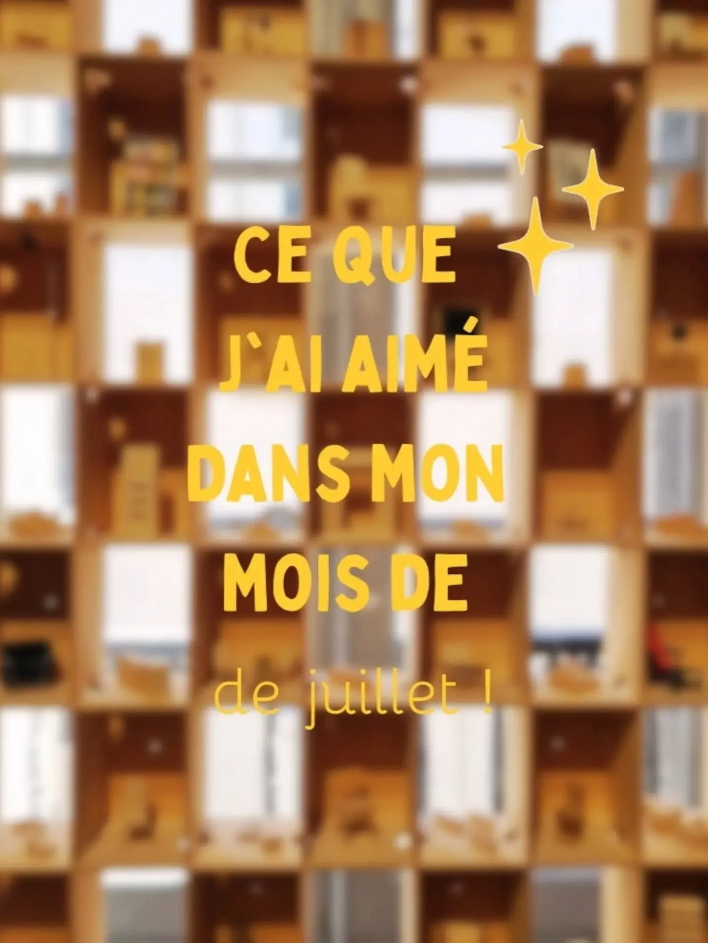 ce que j'ai aim&eacute; dans mon mois de juillet : 
2. j'ai trouv&eacute; ma nouvelle plante 🪴
3. j'ai aid&eacute; mes amis &agrave; retaper leur graaaande maison 🏠 
4. j'ai d&eacute;couvert un mini bout de la Normandie 🌳
5. j'ai fait mon premier 