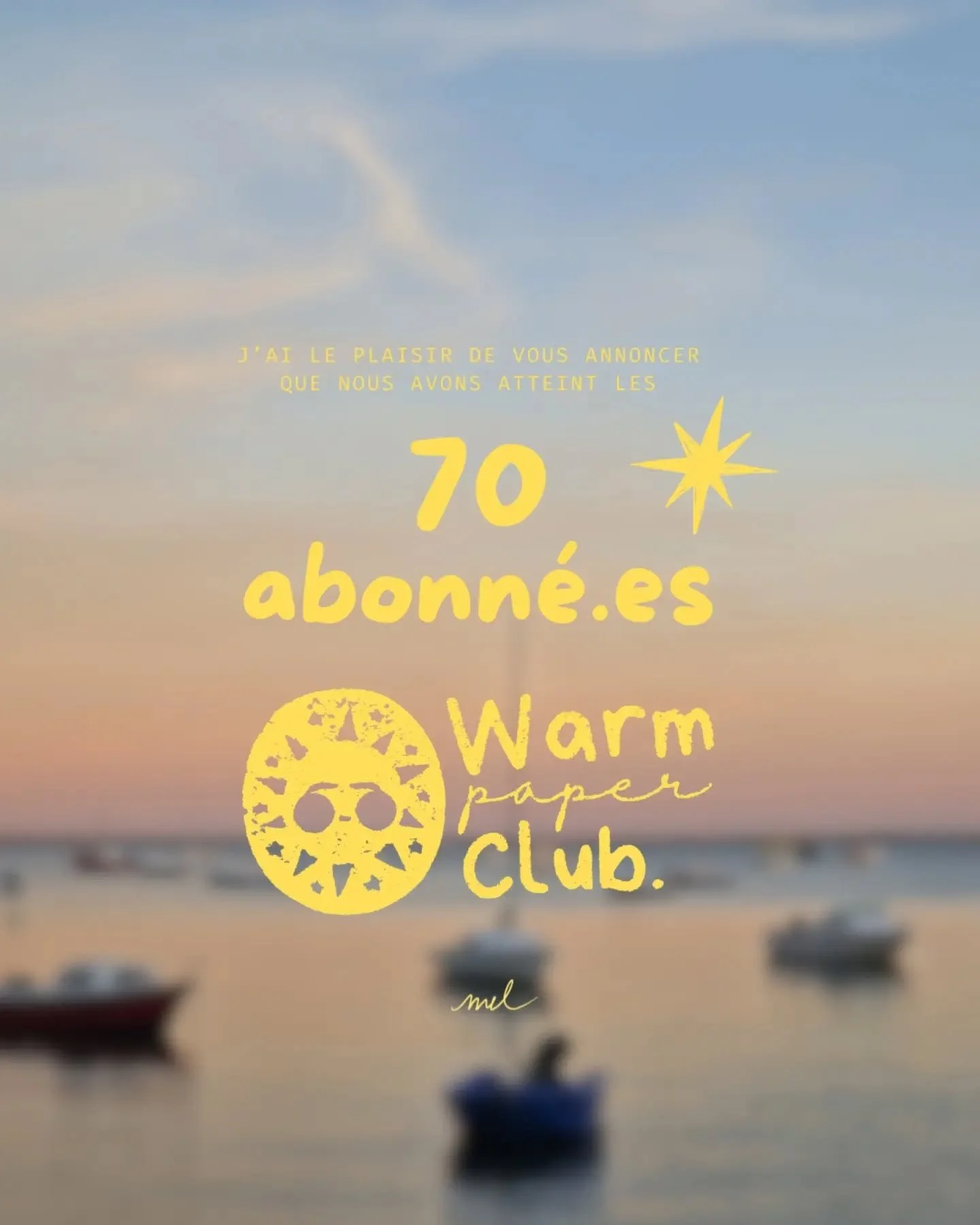 merci pour ce merveilleux cadeau d'anniversaire 🎂 
vous &ecirc;tes maintenant 70 dans le Warm Paper Club hihi.

love u, du haut de mes 28ans.
bye 🎈

#warmpaperclub #snailmailclub #activit&eacute;cr&eacute;ative #craftygirl