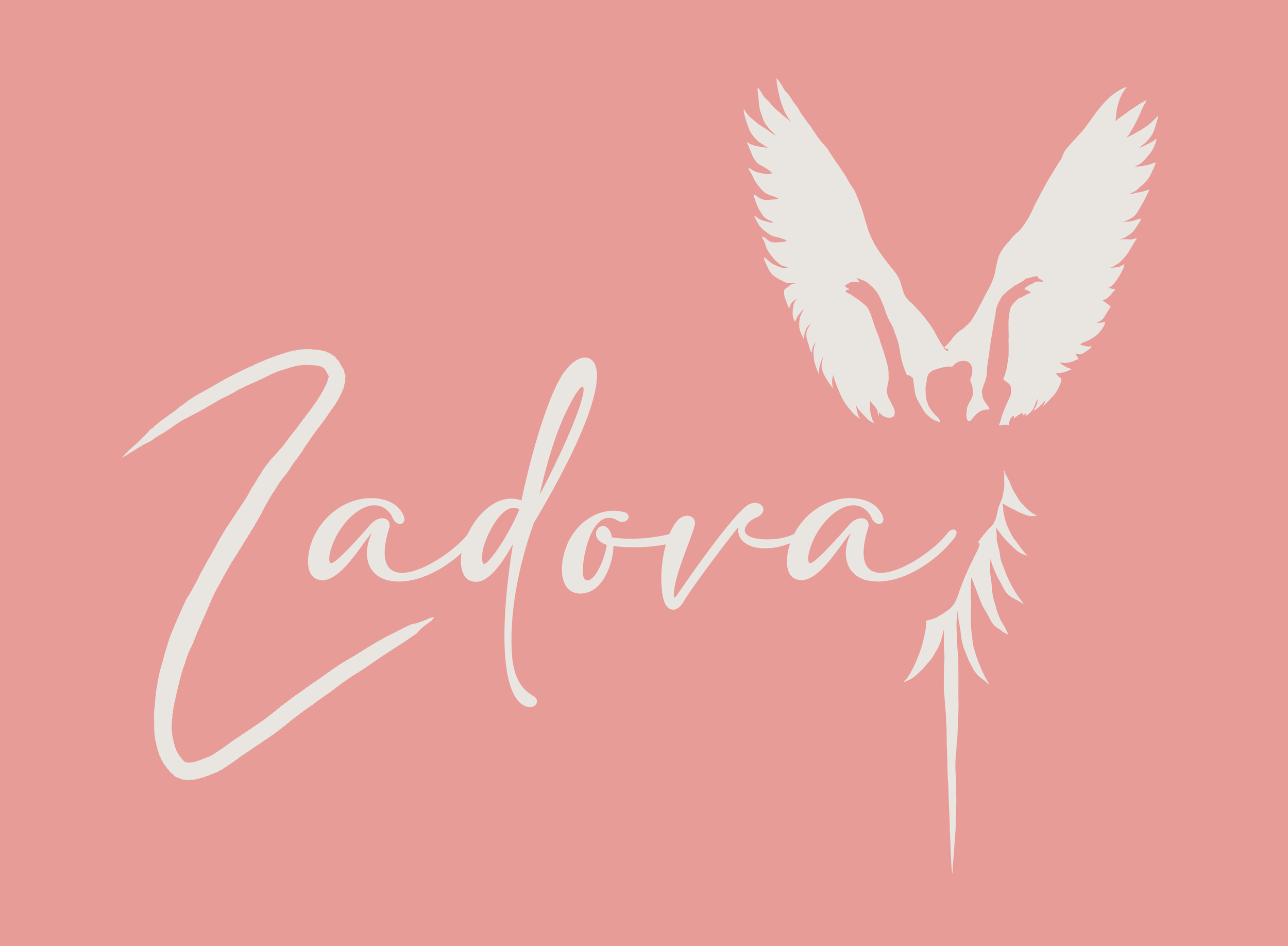 CARTE DE VISITE-ZADOVA-BIENETRE-THERAPIE PAR LA DANSE- LOGO ROSE- FEMME