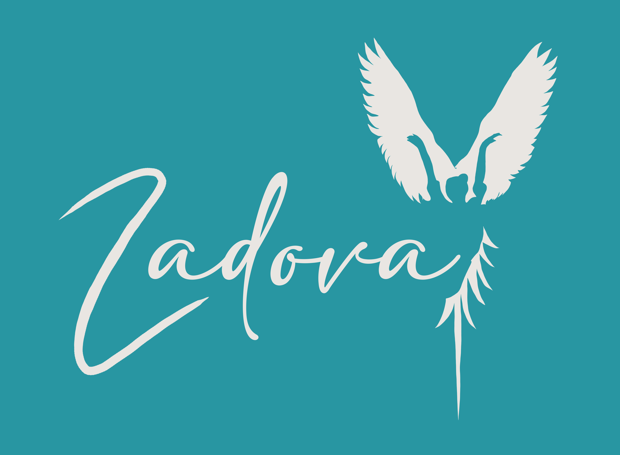 CARTE DE VISITE-ZADOVA-BIENETRE-THERAPIE PAR LA DANSE- LOGO BLEU- FEMME
